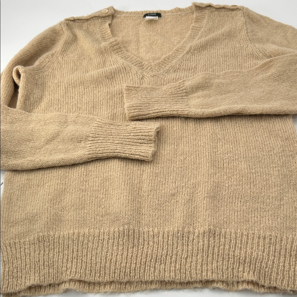 J. Crew Camel Knit Sweater